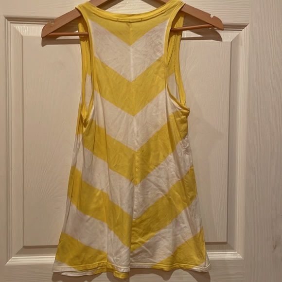 Gap Chevron Yellow Stripe Tank Top - Picture 4 of 5